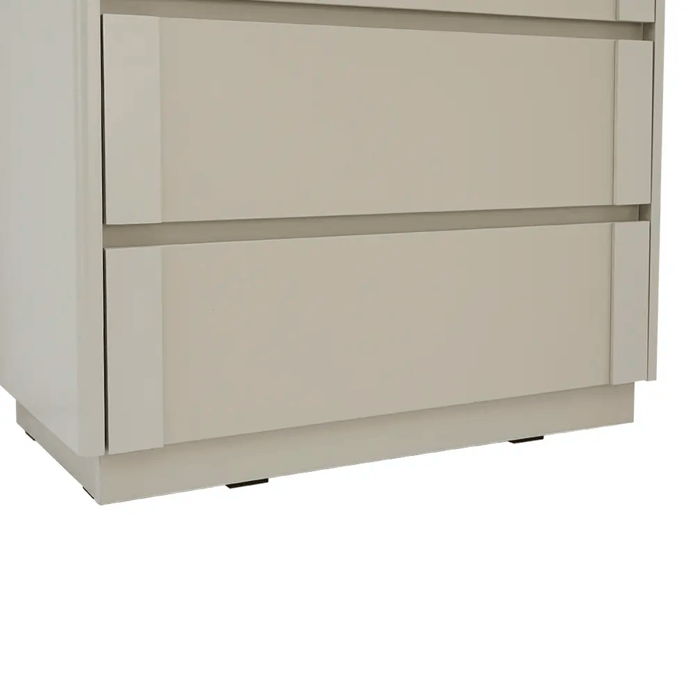 66569 MELBOURNE CHEST OF 3DRAWERS SS/LO15 PB WITH FOIL FINISHED 
