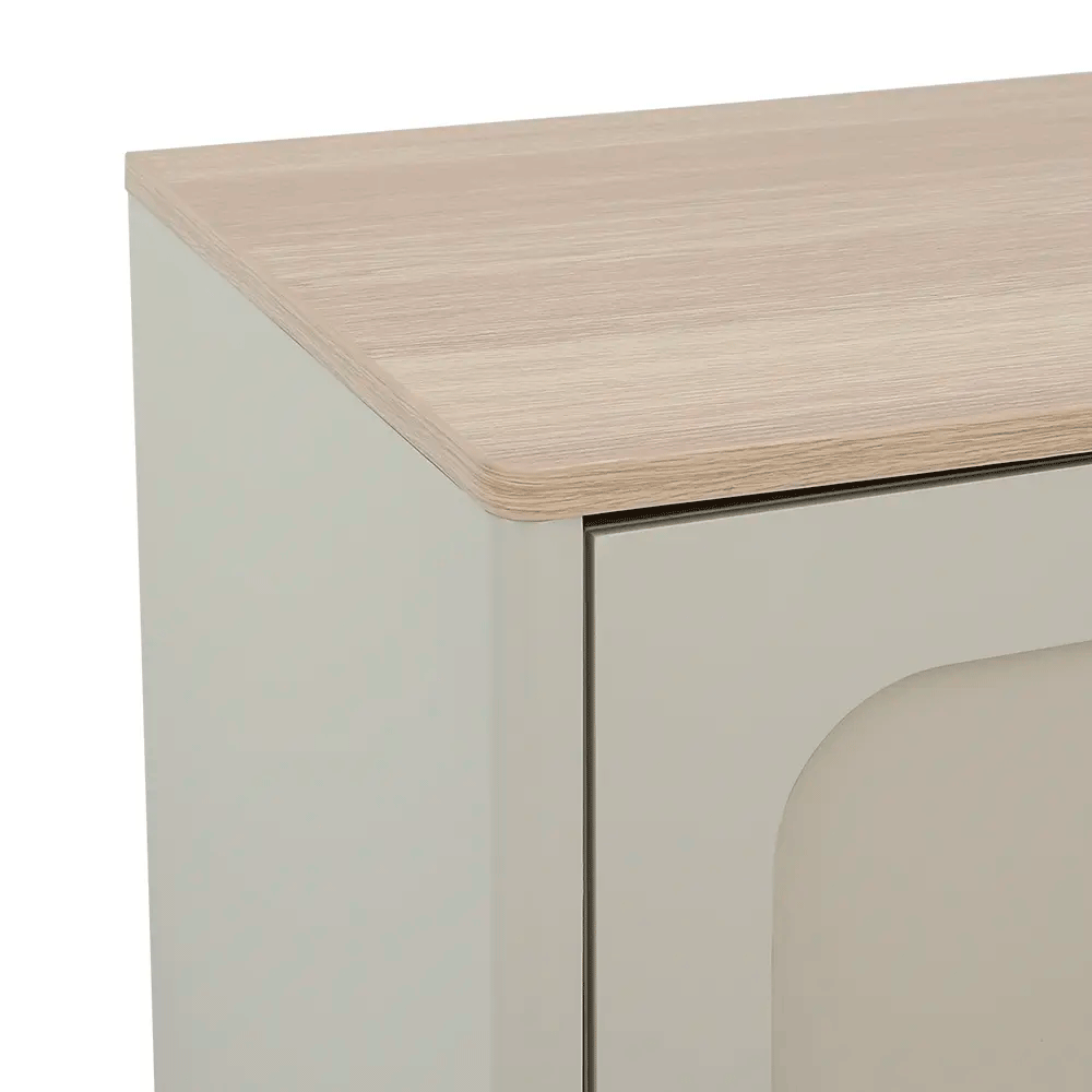 66569 MELBOURNE CHEST OF 3DRAWERS SS/LO15 PB WITH FOIL FINISHED 