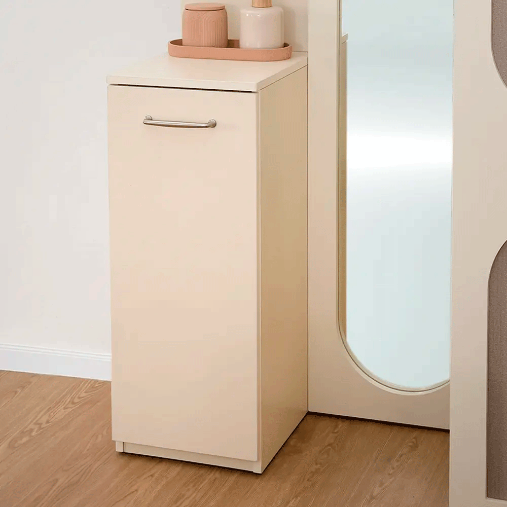 66573 FLORENCE DRESSING TABLE 70CM IV PB WITH FOIL FINISHED 