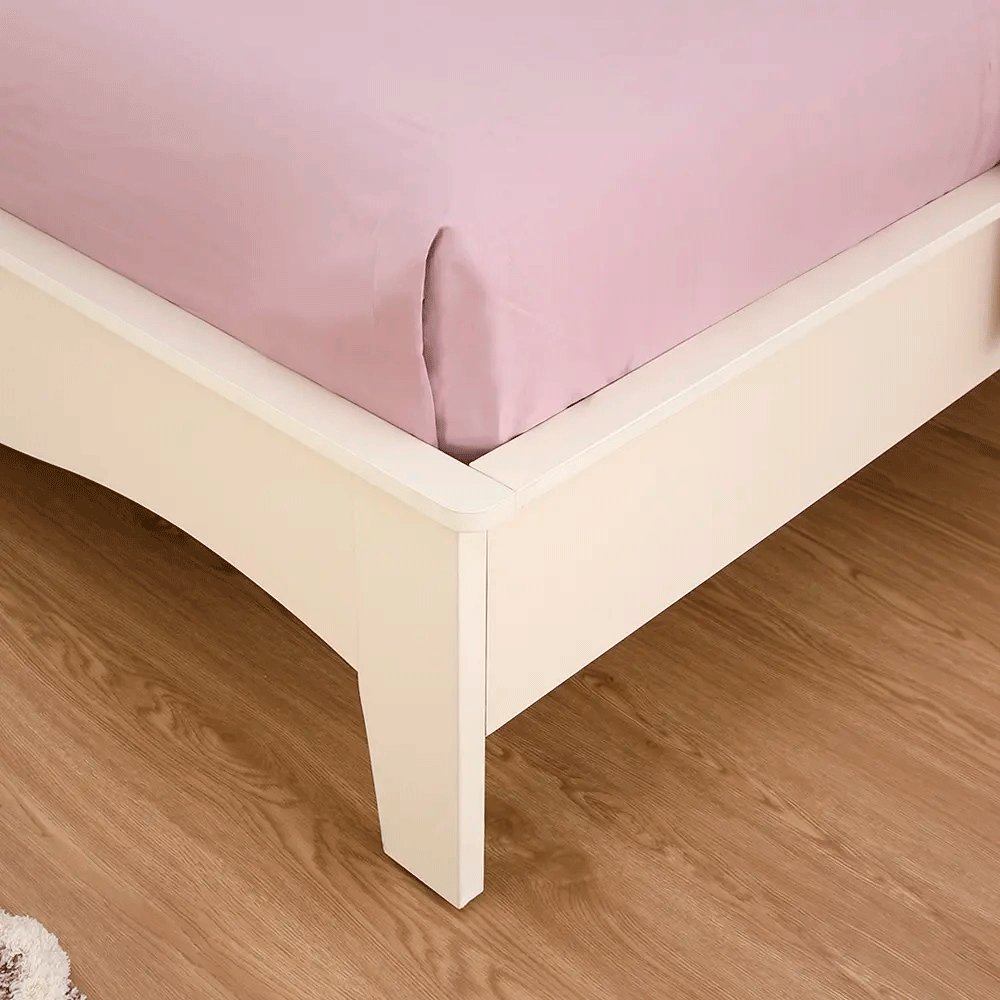66575 FLORENCE BED 6 FT. IV/FBW PB WITH FOIL FINISHED 