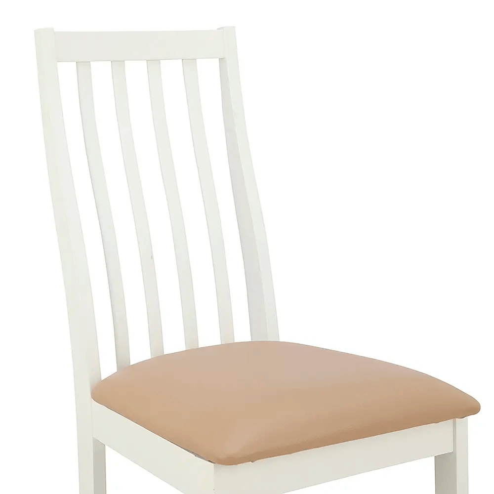 66585 POLITE/P DINING CHAIR #PQ002C-6 WT RUBBER WOOD, VENEER,PB,PVC 