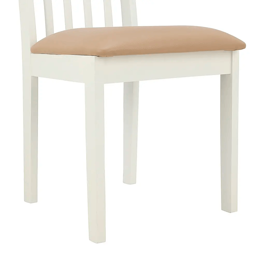 66585 POLITE/P DINING CHAIR #PQ002C-6 WT RUBBER WOOD, VENEER,PB,PVC 