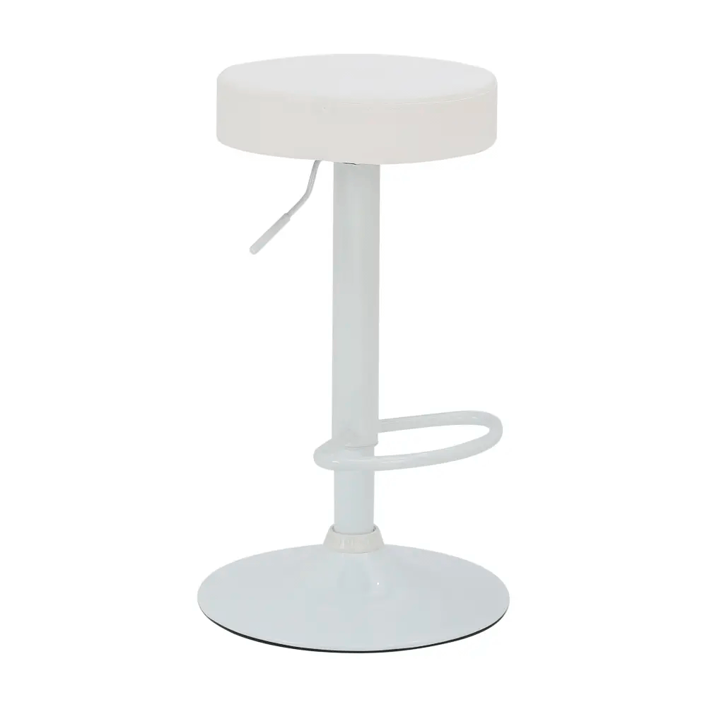 66586 FUNKY BAR STOOL WT PVC SEAT WITH POWDER COATED+GASLIFT 