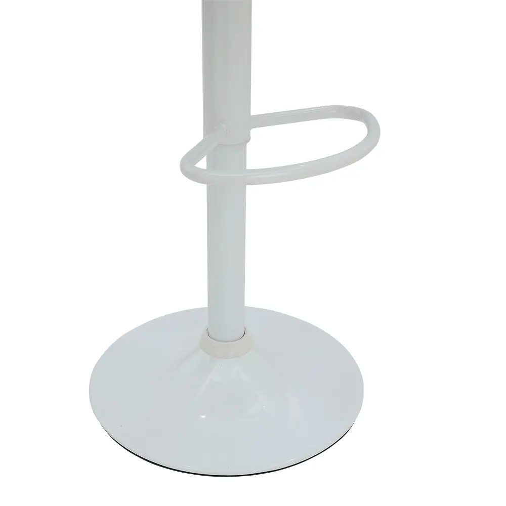 66586 FUNKY BAR STOOL WT PVC SEAT WITH POWDER COATED+GASLIFT 