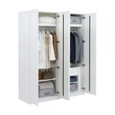 42473 MELODIAN 4 DOORS WARDROBE WT 160X58.8X210CM