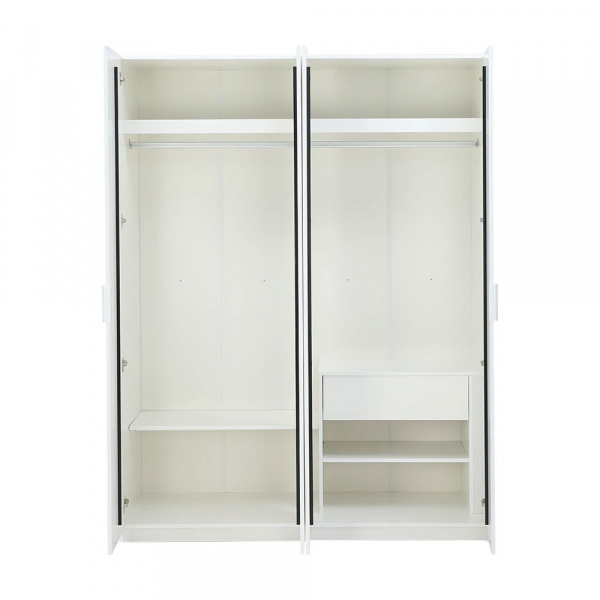 42473 MELODIAN 4 DOORS WARDROBE WT 160X58.8X210CM