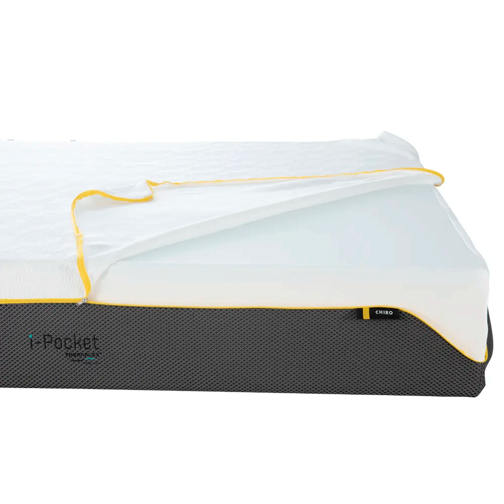 66592 NEW ANIVIA MATTRESS 6' 12'' WT/GY POCKET SPRING+AIR MEMORY FOAM WITH GEL P 
