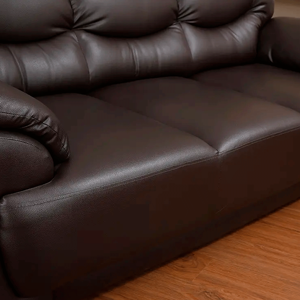 42268 BOBBY/L PVC 3/S SOFA DBN                