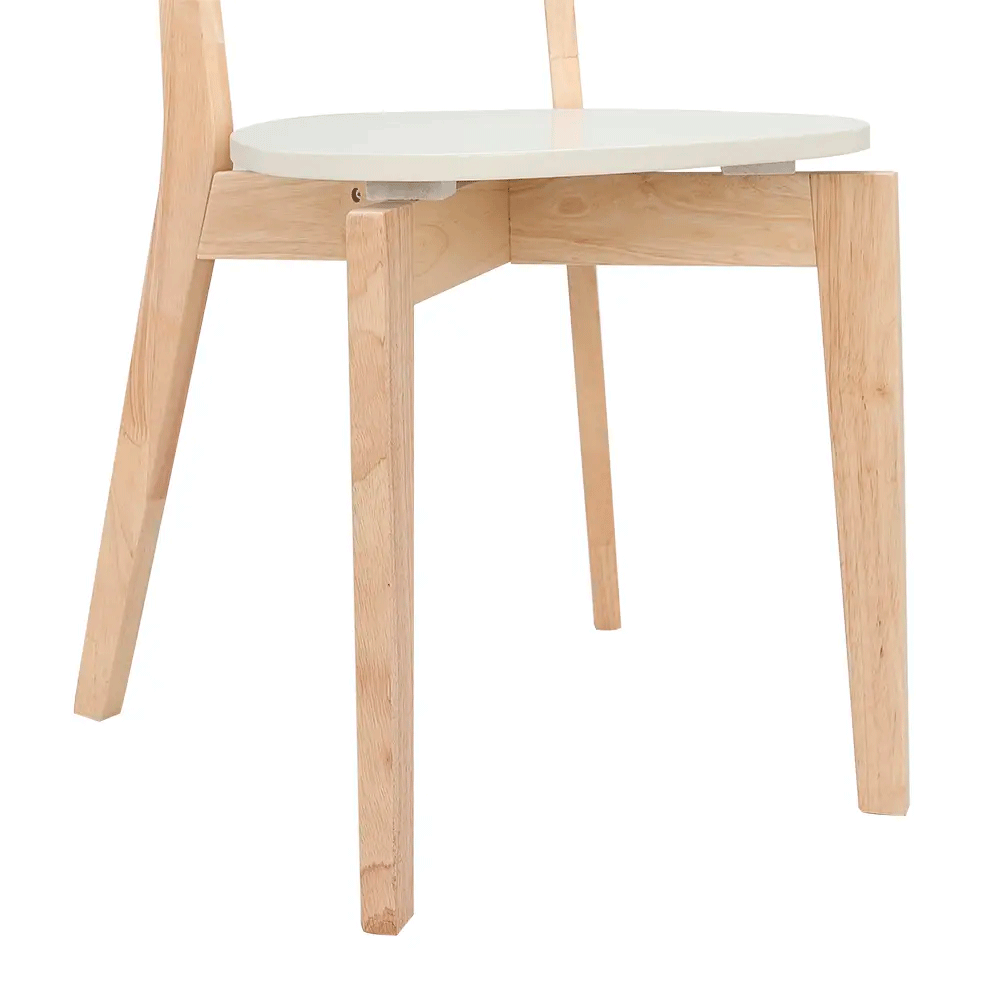 66536 MAWIN/L DINING CHAIR WT/NT