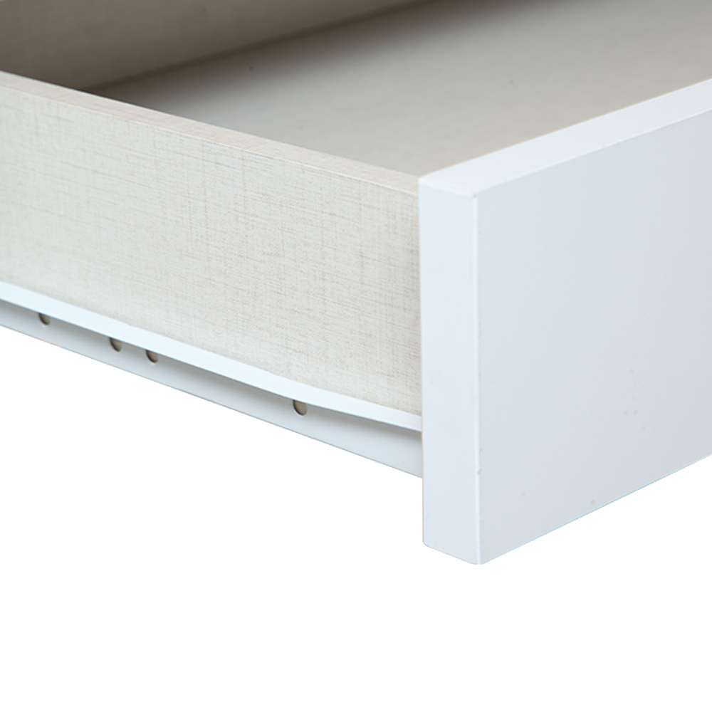 41434 H-VINCE WORKING TABLE 120 CM. WT/NT WOOD WITH MELAMINE 