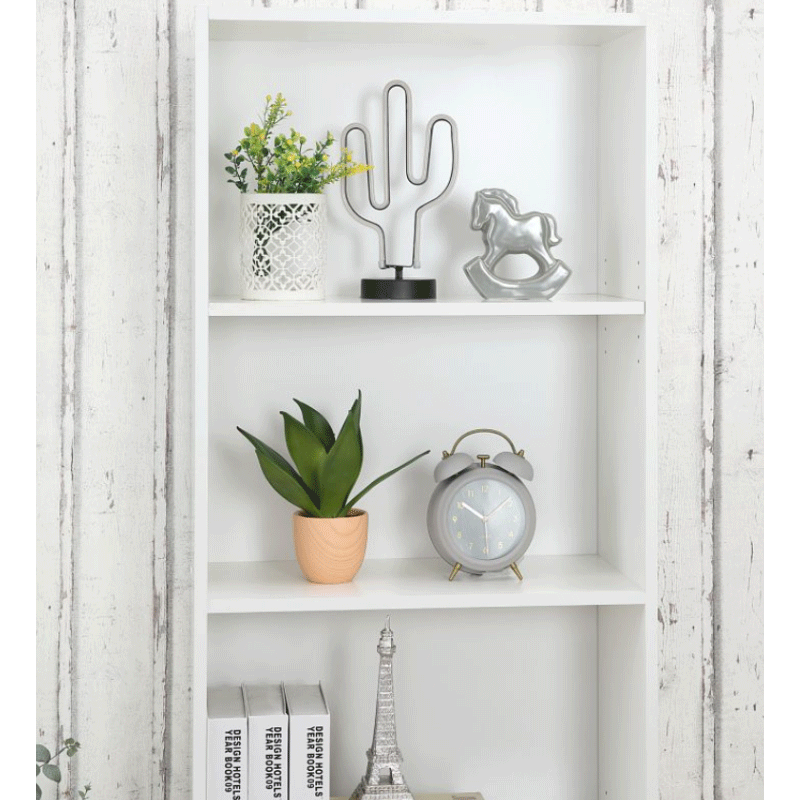 41216 H-MORE BOOK SHELF/4 WT-M