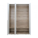 42486 MINIO WARDROBE 3DR 120CM NT/WT 120X51.2X180CM