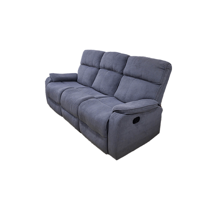 63650 RECLINER SOFA 3S LVST 6037-3RR GREY 2207-19 
