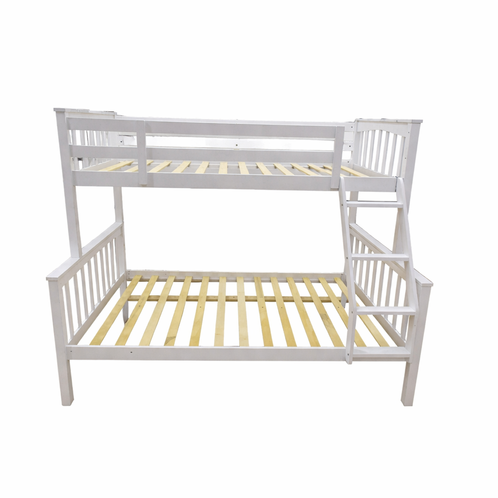 34651 BUNK BED TWIN WOODEN ALLIUM WHITE 900/1200X1900MM