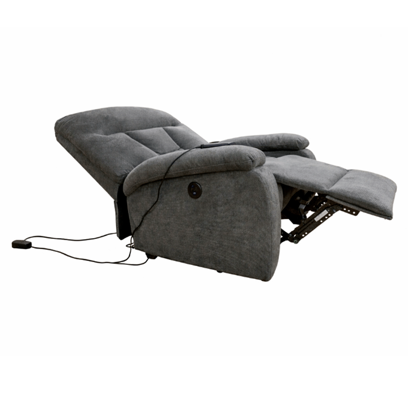 63505 ELECTRIC RECLINER SOFA SINGLE 8PT MASSAGE 6019-1R GREY CCR-20 