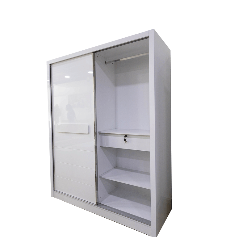 63617 SLIDING DOOR WARDROBE  - WHITE 1.6X0.6X2M - BS-1803A(L) 