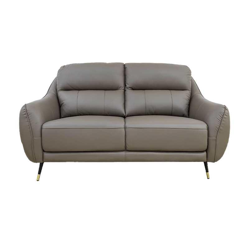 68215 COW LEATHER/ PVC, FIX SOFA #182 BROWN 