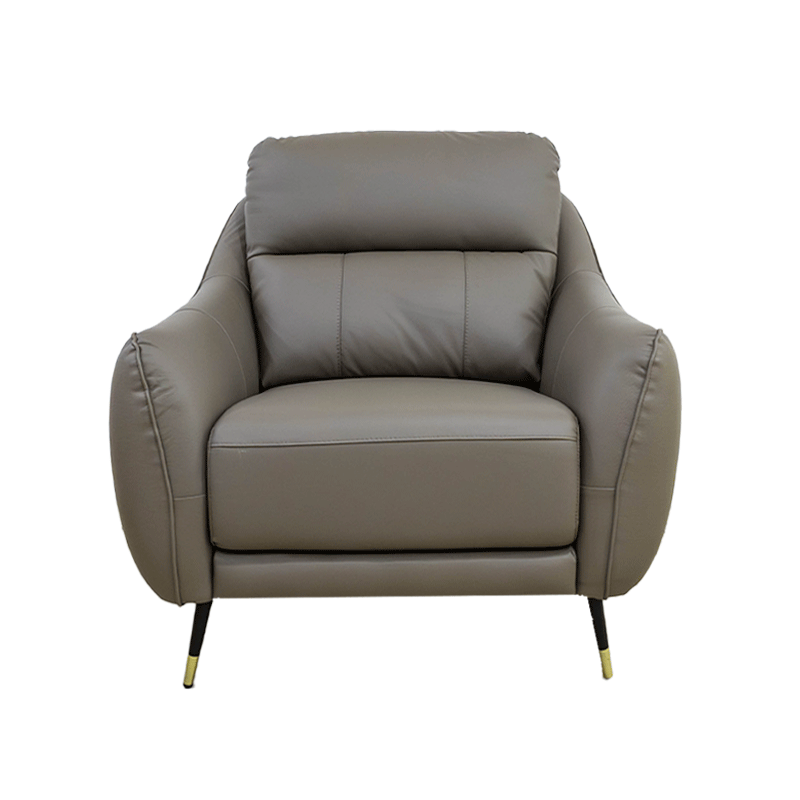 68215 COW LEATHER/ PVC, FIX SOFA #182 BROWN 