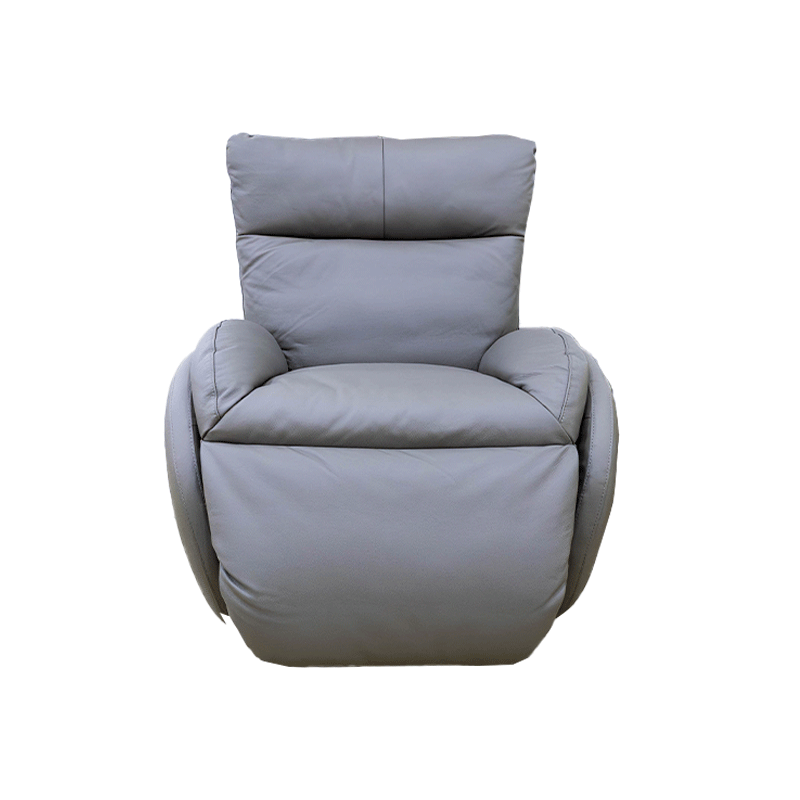 68218 COW LEATHER/PVC, ELECTRIC RECLINER & ROCKING CHAIR #182 BROWN 1E