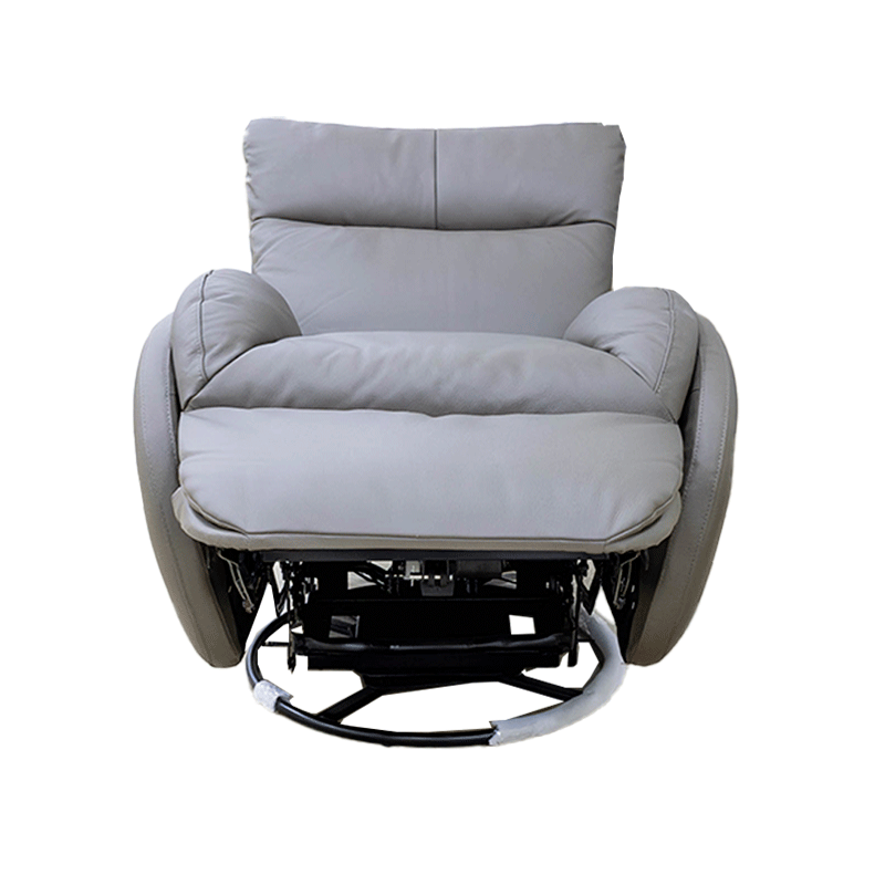 68218 COW LEATHER/PVC, ELECTRIC RECLINER & ROCKING CHAIR #182 BROWN 1E