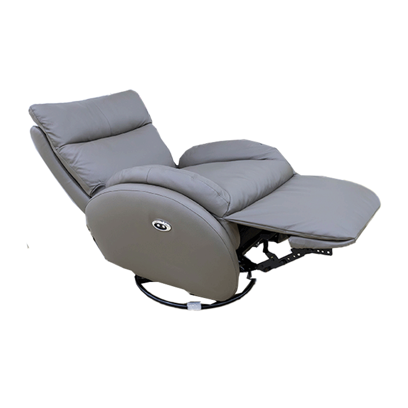 68218 COW LEATHER/PVC, ELECTRIC RECLINER & ROCKING CHAIR #182 BROWN 1E