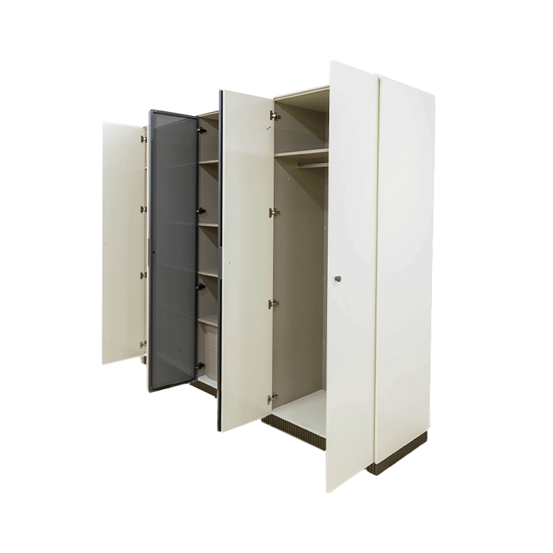 68224 6D WARROBE 1083 INSIDE LED HANGER, 2 DRAWER CABINET 