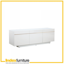 42536 BLANC TV CABINET 160CM WT#01160X41.5X50CM