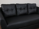 40935 MAX PVC 3/S SOFA BK