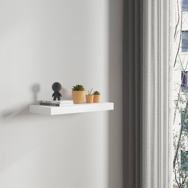 42542 BLOCS SHELF WALL SHELF #PVC 60CM WT, 60X2