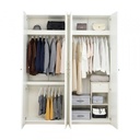 42479 COLLIN WARDROBE 4 DOORS WT 180X59.5X230CM