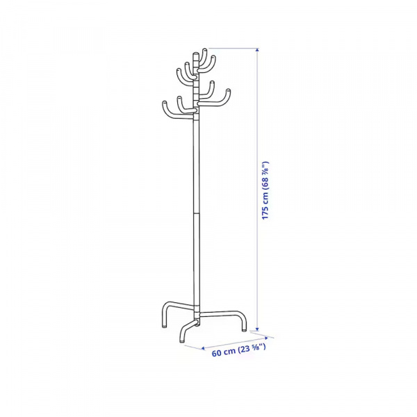 17410 HAT & COAT STAND 175CM LILAC BONDSKARET 50559024