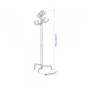 17410 HAT & COAT STAND 175CM LILAC BONDSKARET 50559024