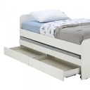 42507 DUO BED 3.5FT WT, 122.4 X 208.2 X 80CM