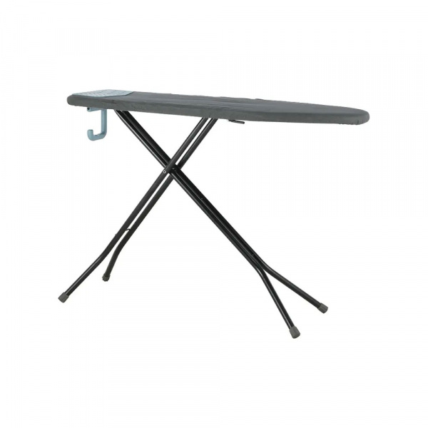 42522 ERMES 5-STEP STEAM IRONING BOARD BK, 38X122X93CM