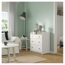 17413 CHEST OF 3 DRAWERS 70X84CM HAUGA WHITE 00107274
