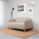 17429 2 SEAT SOFA LINANAS VISSEL BEIGE