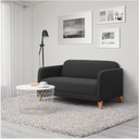 17427 2 SEAT SOFA LINANAS VISSEL DARK GREY