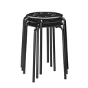 19148 BLACK STOOL 45CM 10135659