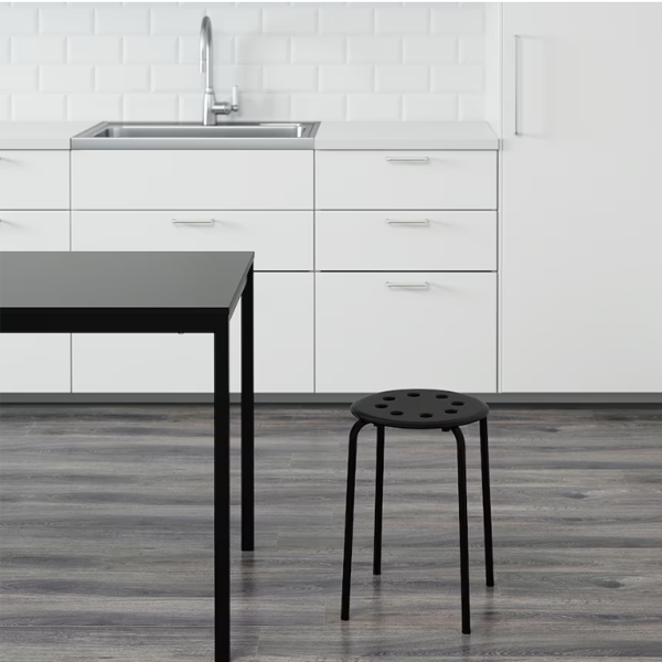 19148 BLACK STOOL 45CM 10135659