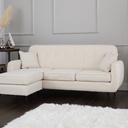 51564 DAPHNE FABRIC L-SHAPE SOFA CR
