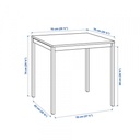 19186 TABLE TOP 75X75CM 50280098 + 50280102