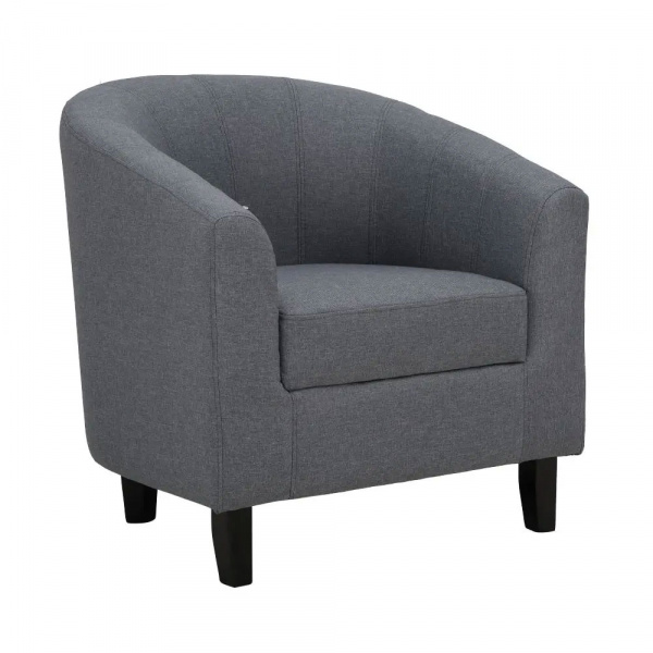 41875 PEGGY FABRIC ARMCHAIR GY