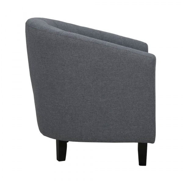 41875 PEGGY FABRIC ARMCHAIR GY