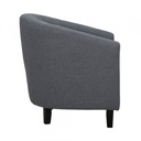 41875 PEGGY FABRIC ARMCHAIR GY