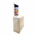 30605 DRESSER WITH MIRROR GV WN4DDS 1/2 SNOW OAK