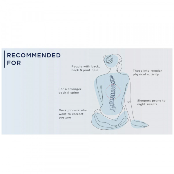 34690 POSTURE PERFECT POCKET SPRING ORTHOPEDIC MATTRESS 75X60X8"