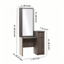 30339 DRESSING TABLE VINA DTC 343-S3 SONOMA OAK