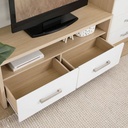 42489 MINIO TV STAND WITH 2 DRAWERS WTO 120X39X50CM