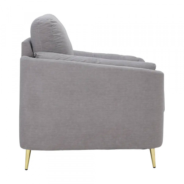 42521 GARNET FABRIC SOFA 1/S GY, 98X88X89CM