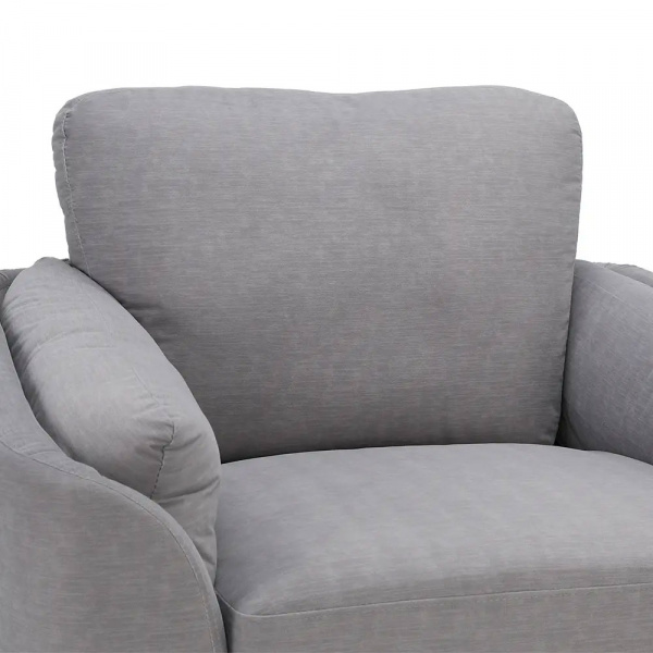 42521 GARNET FABRIC SOFA 1/S GY, 98X88X89CM